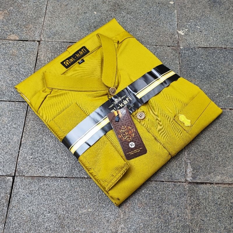 Koko Al Kafi Koko Pria Semi Jas Premium Baju Koko Katun Terompah