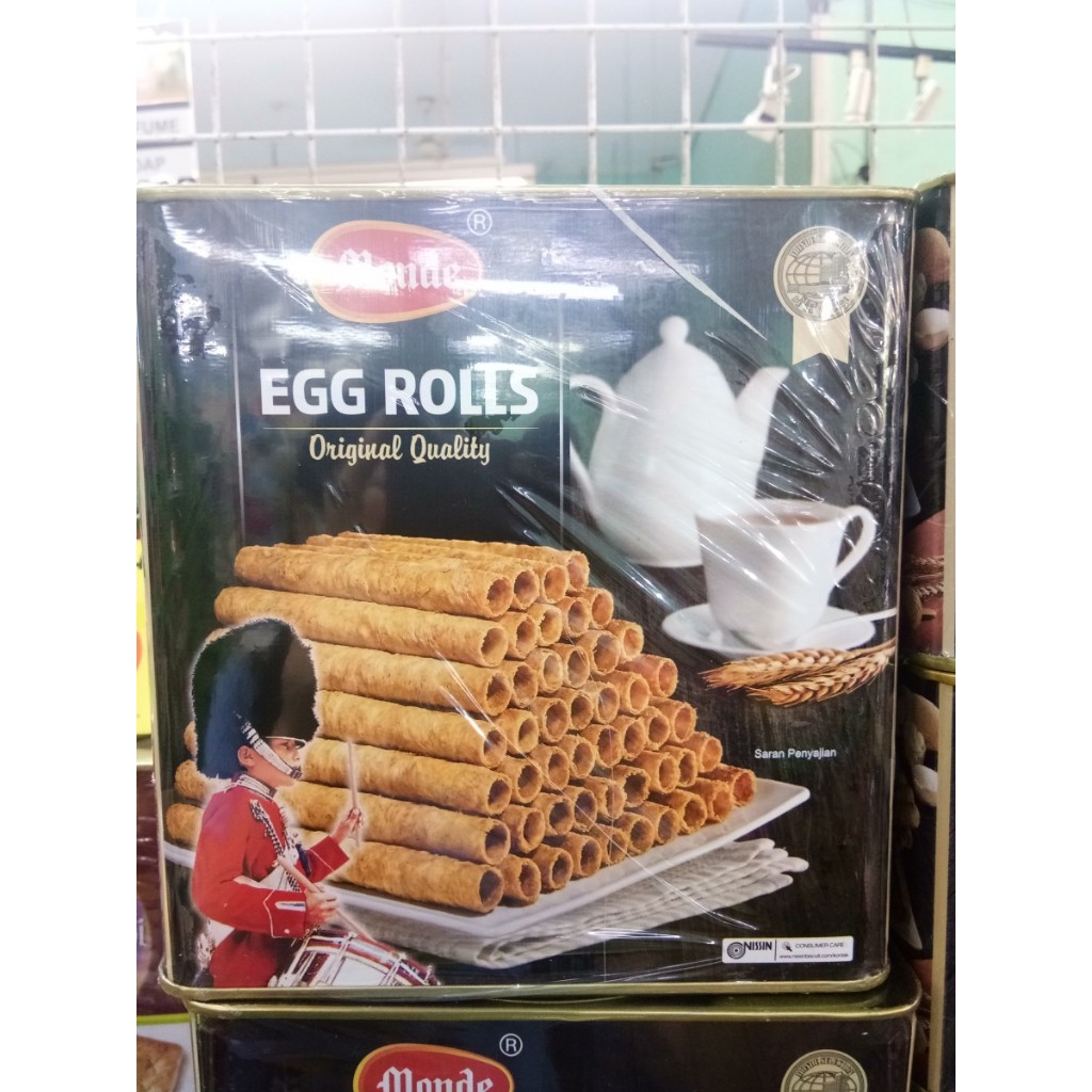 

Monde Egg Rolls Kaleng 600 & 300 Gram