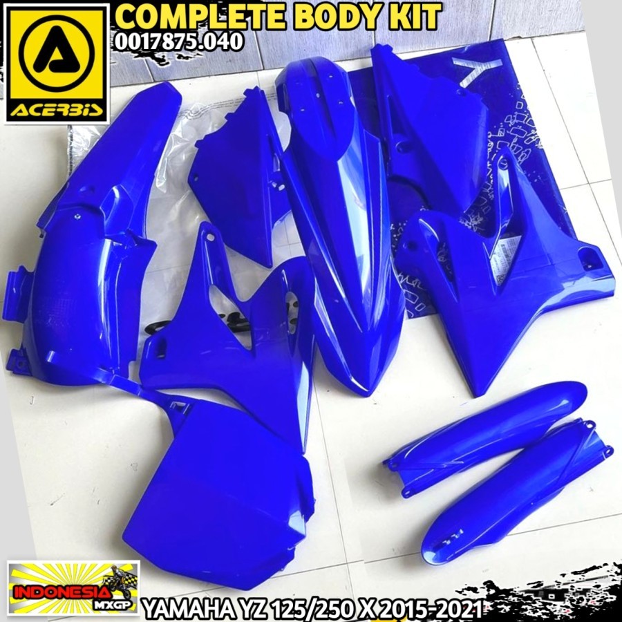YAMAHA YZ - WR 125 250 X 2015 2016 2017 2018 2019 2020 2021 2022 - ACERBIS COMPLETE PLASTIK KIT - CO