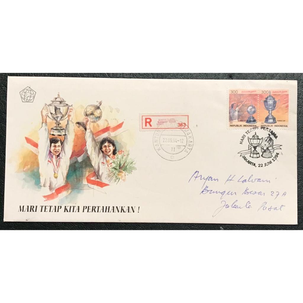 

sampul hari pertama asia afrika 2005/hari pertama piala thomas dan piala uber/maxi card indopex 1993/hari pertama 100 th prangko 1964/hari pertama KIAA/hari pertama hotel/sampul telegram dg prangko suharto 85