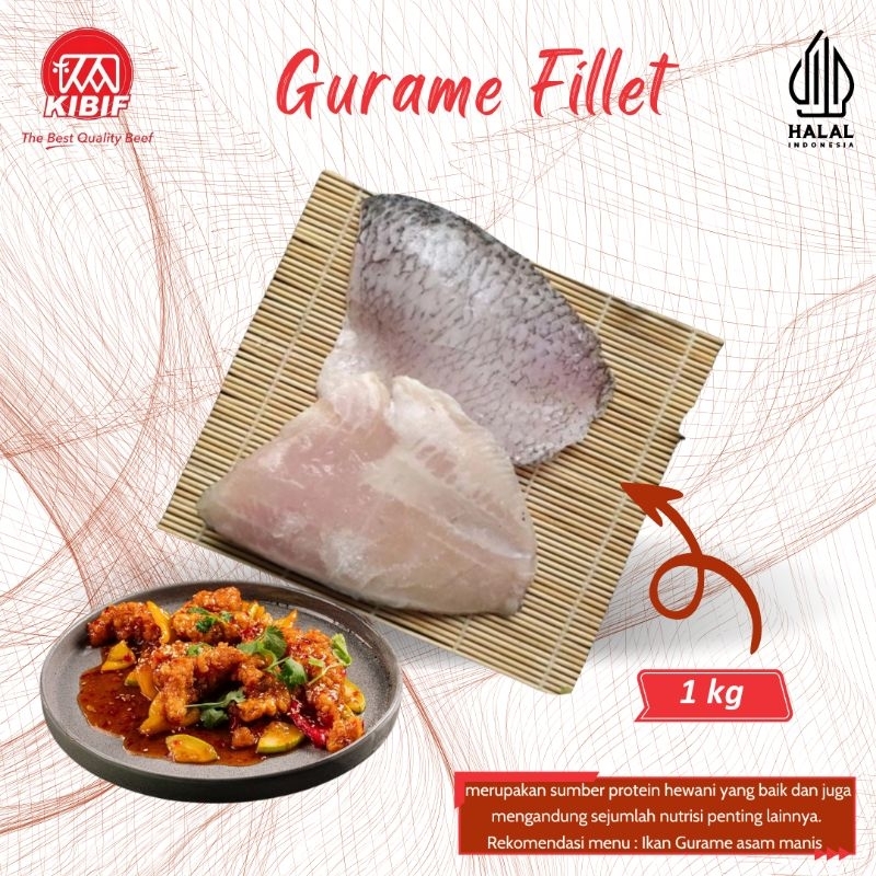 

Gurame Fillet 1kg