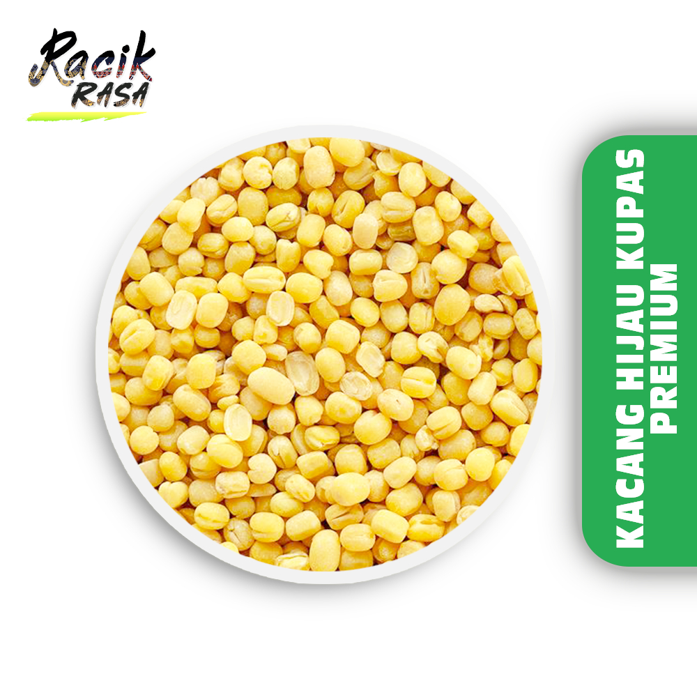 

RACIK RASA | KACANG HIJAU KUPAS [ 1 KG ] PREMIUM YELLOW SPLIT IMPOR 1 KG