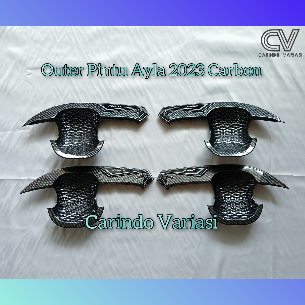 Outer Pintu Mobil Daihatsu Ayla 2023 Carbon