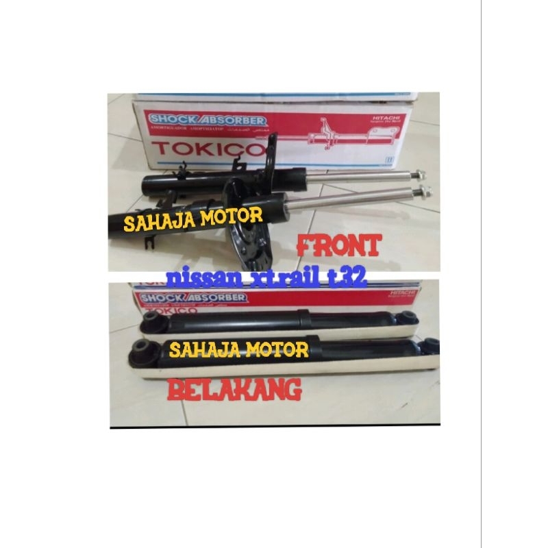 SHOCKBREAKER NISSAN XTRAIL T32 DEPAN BELAKANG 2014 ON TOKICO