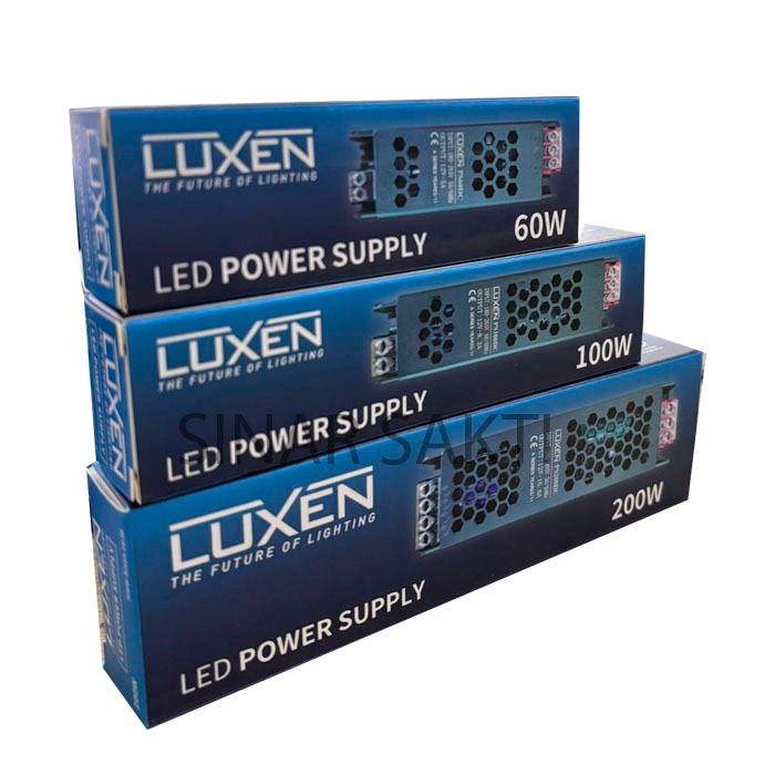 Luxen Power Supply 60w 120w 200w 300w Ballast Led Strip Luxen 12V