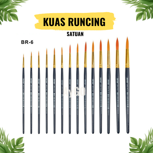 

B-6 KUAS SATUAN JOYKO / KUAS SATUAN RUNCING / PER PCS