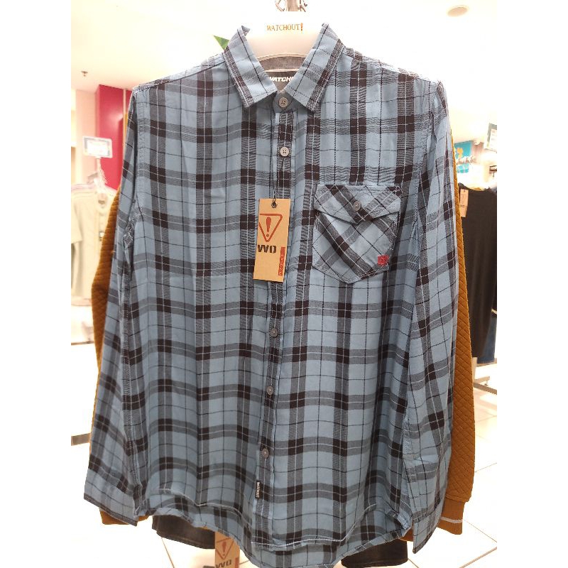 WATCHOUT ORIGINAL KEMEJA LENGAN PANJANG JS30380126 LT.BLUE