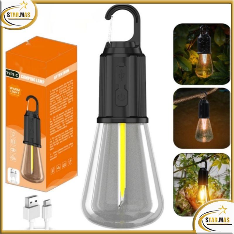 Lampu Camping Emergency Baterai Lithium / Lampu Led Charger / Lampu Cas