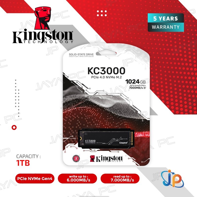 Kingston SSD KC3000 M.2 Pcie Gen4 Nvme 1TB - M2 1 TB