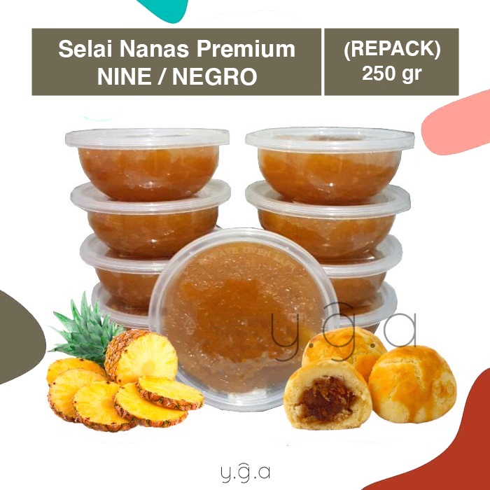 

Selai Nastar Premium The NINE (REPACK) 250gr / Sele / Isian Nanas