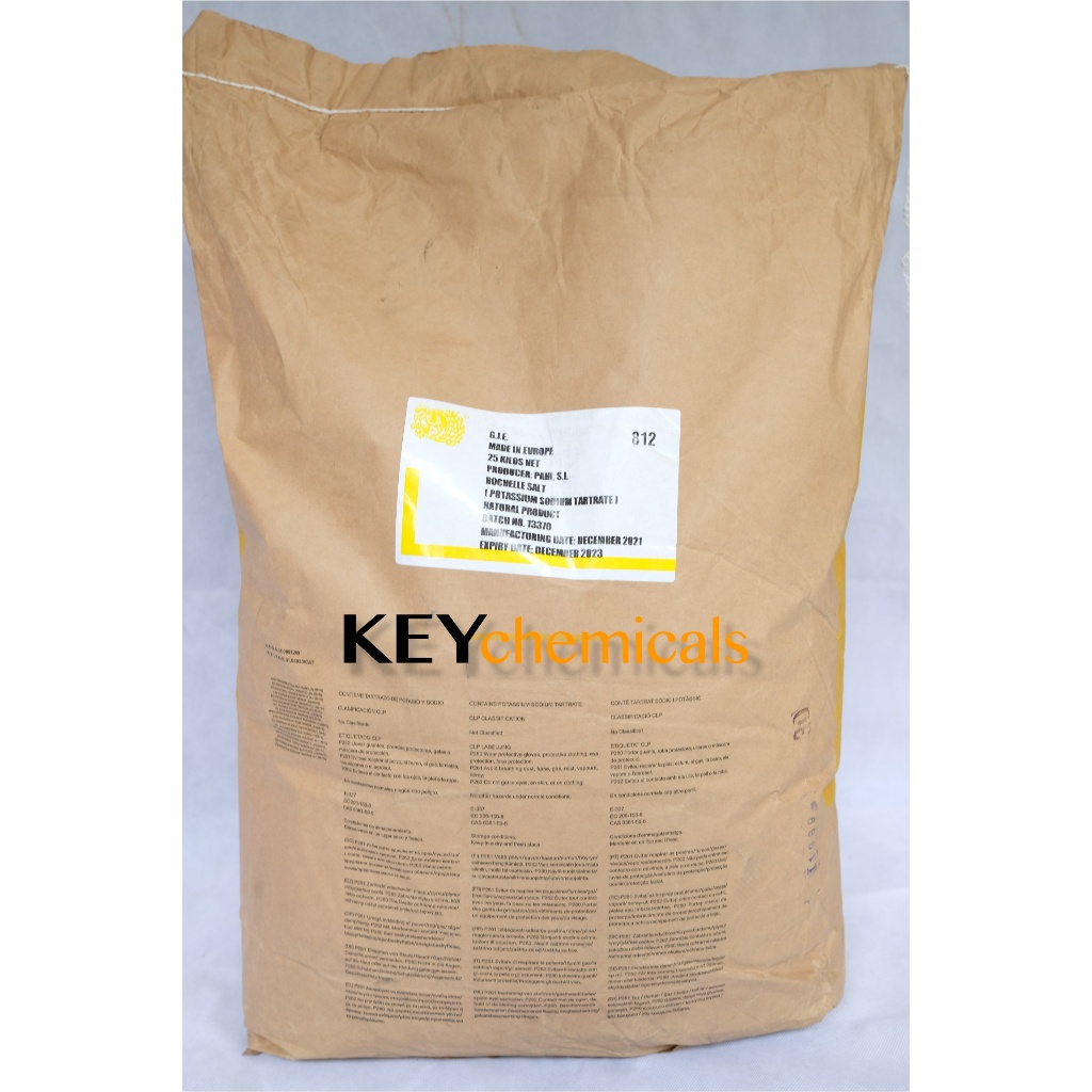 Garam kalium natrium tartrate/Potassium Sodium Tartrate/Rochellesalt