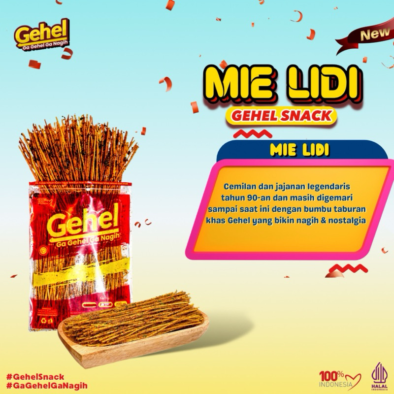 

Mie Lidi GEHEL SNACK 66gram