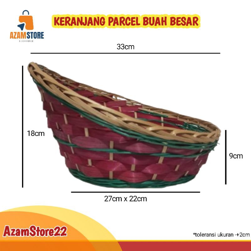 KERANJANG PARCEL SONAI / KERANJANG PARCEL BUAH BESAR / KERANJANG PARCEL LEBARAN BESAR