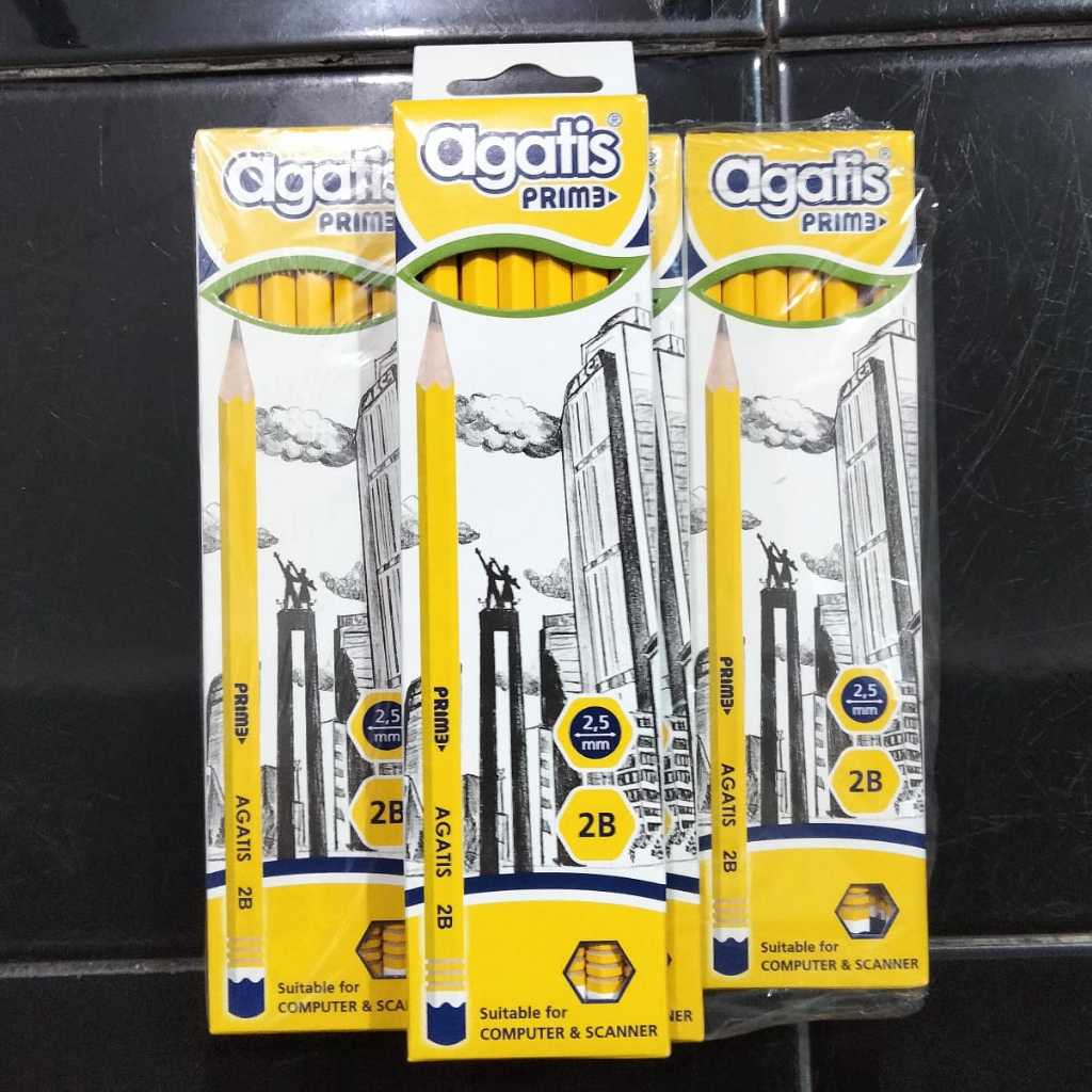

Pensil 2B Agatis Prime Wood 12 Pcs