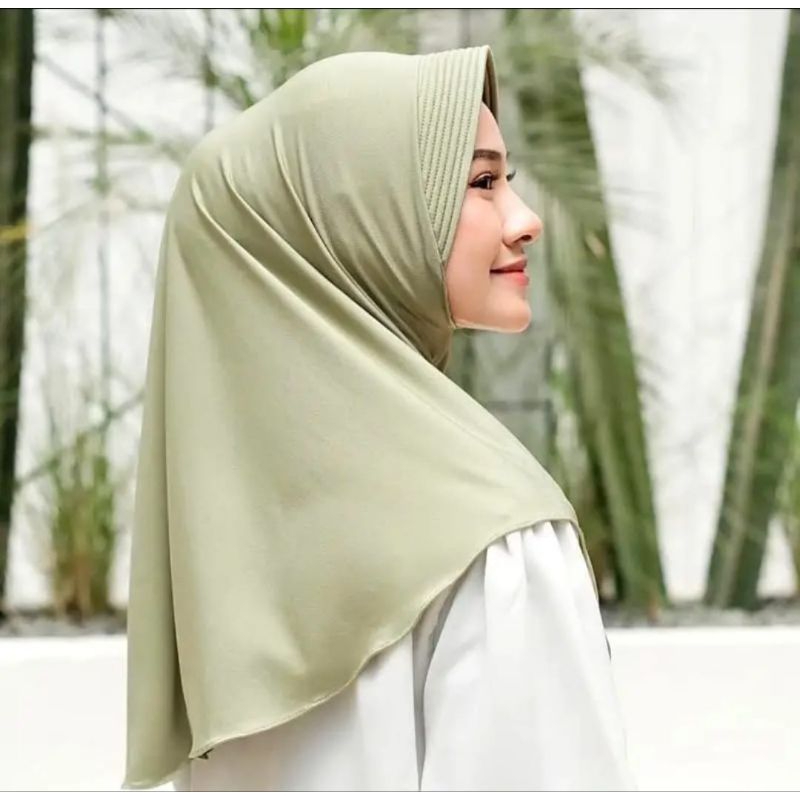 bergo hijab instan/hijab instan Humaira basic dewasa/kerudung dewasa kekinian basic Humaira/