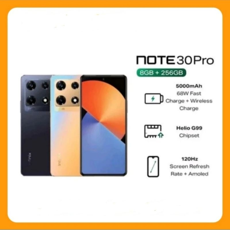 Infinix Note 30 Pro Ram8+8/256Gb Original & Bergaransi Resmi Infinix