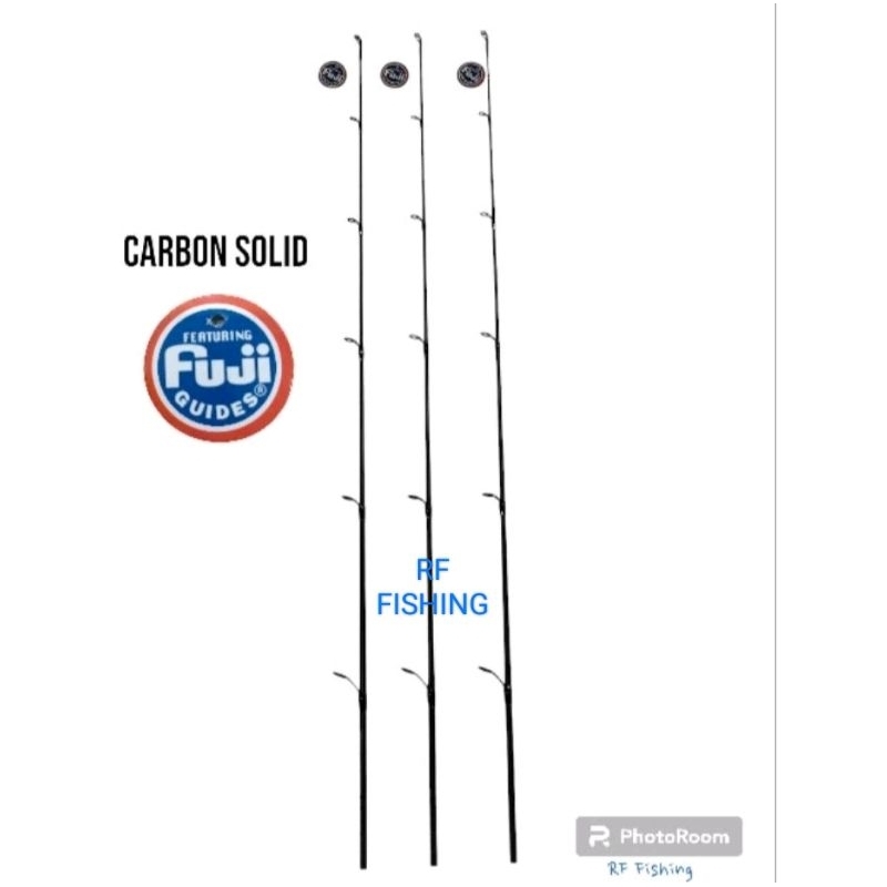 Ujung Joran Carbon Solid 562 / 602 Daido Athena/Alexa/Kenzi Fuji