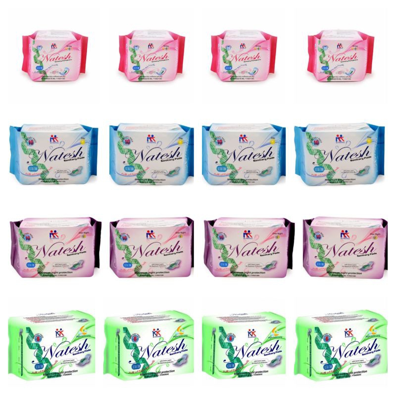 Paket Hemat 3 / 4 Set Pembalut Herbal Natesh utk melancarkan haid & mengatasi penyakit kewanitaan