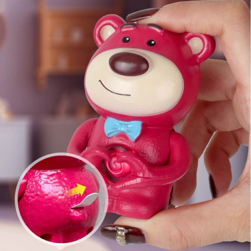 [Versi audio] I love you Lampu Figure Kartun Lotso Sanrio Night Light Kawaii 3D LED Cinnamoroll Lamp
