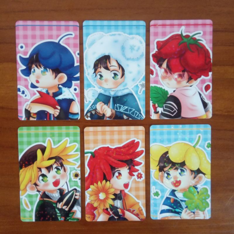 Boboiboy Fusion Photocard (Flower Costume) || Boboiboy Fanmerch