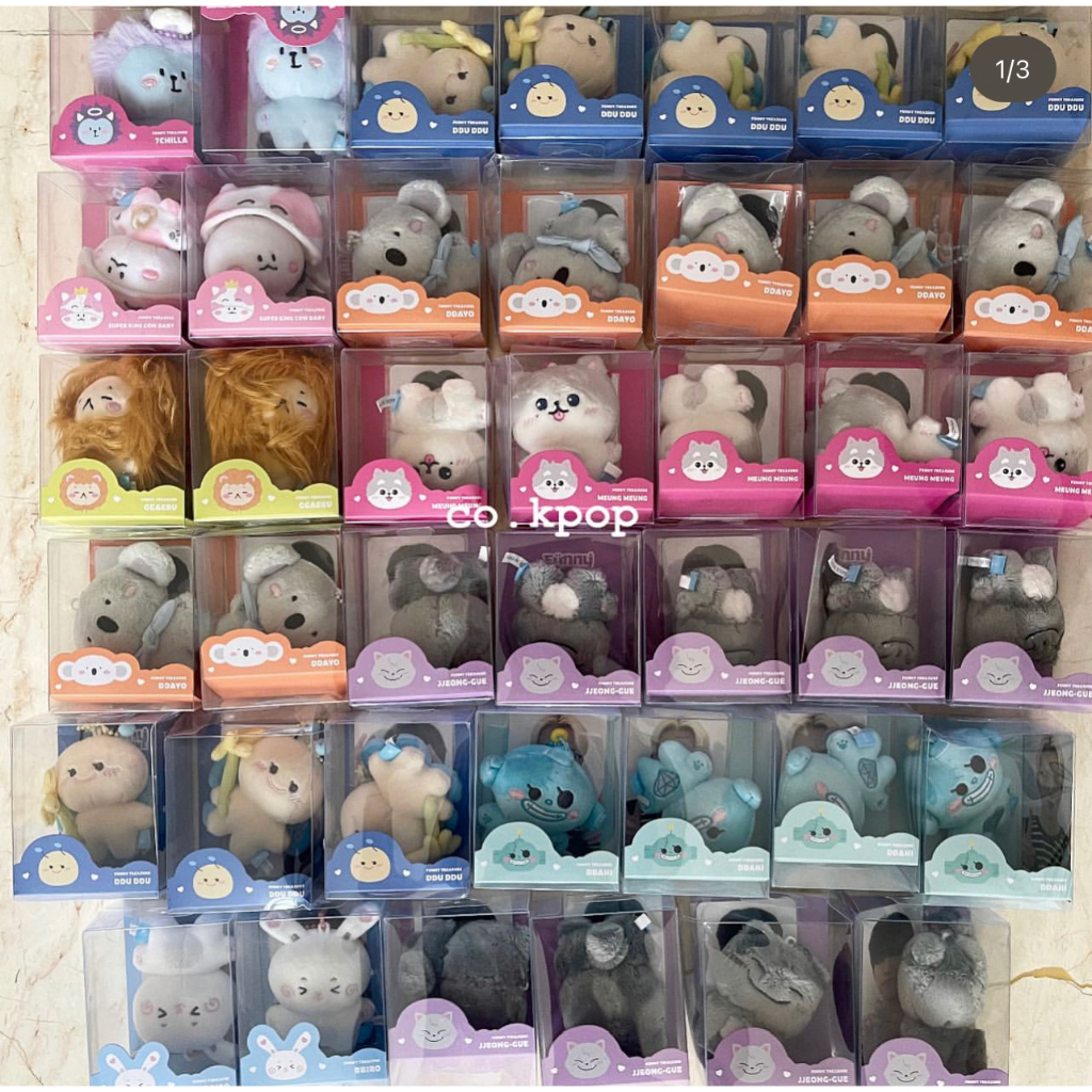[DP] FUNNY TREASURE MD - PLUSH KEYRING, PHOTOCARD HOLDER, MONITOR PLUSH DOLL
