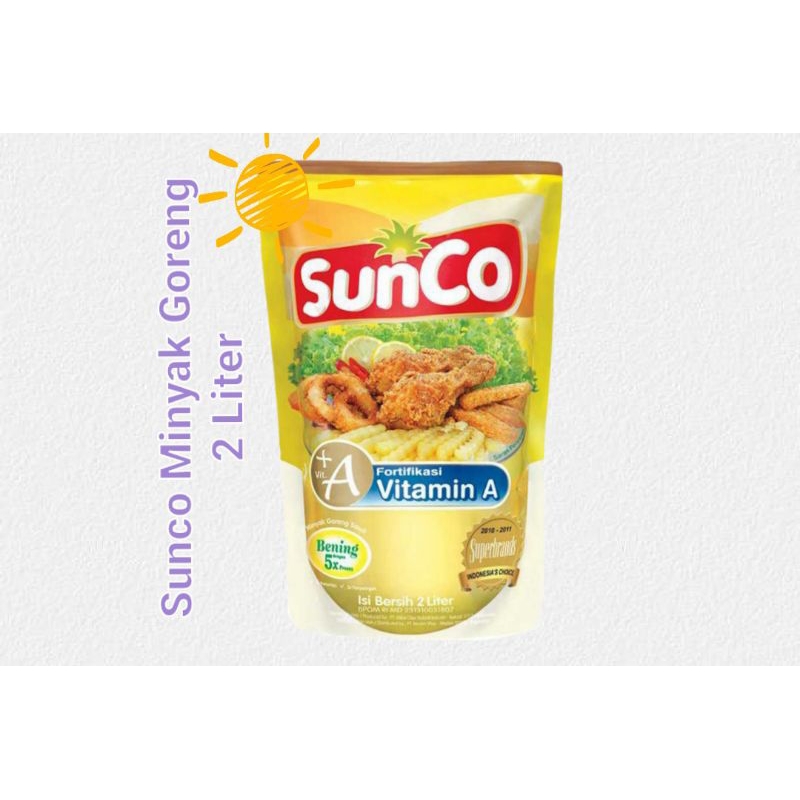 

Sunco Minyak Goreng 2 Liter (2L) Kemasa Pouch atau Refill