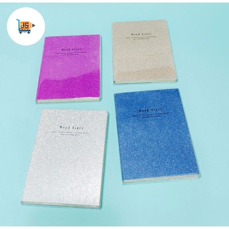 

Notebook Gliter Warna Warni / Buku Catatan Warna Warni Gliter / Buku Notes Fancy Warna Neon Gliter