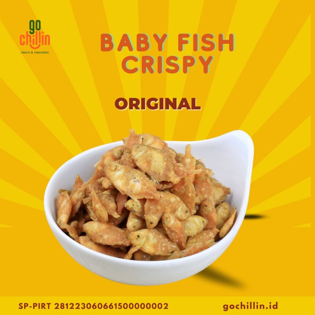 

GoChillin - Baby Fish Crispy Ikan Pepetek Krispi Rasa Original