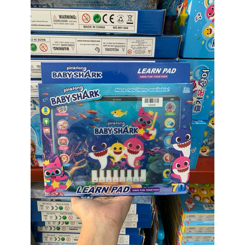 Mainan tab anak gambar Baby Shark