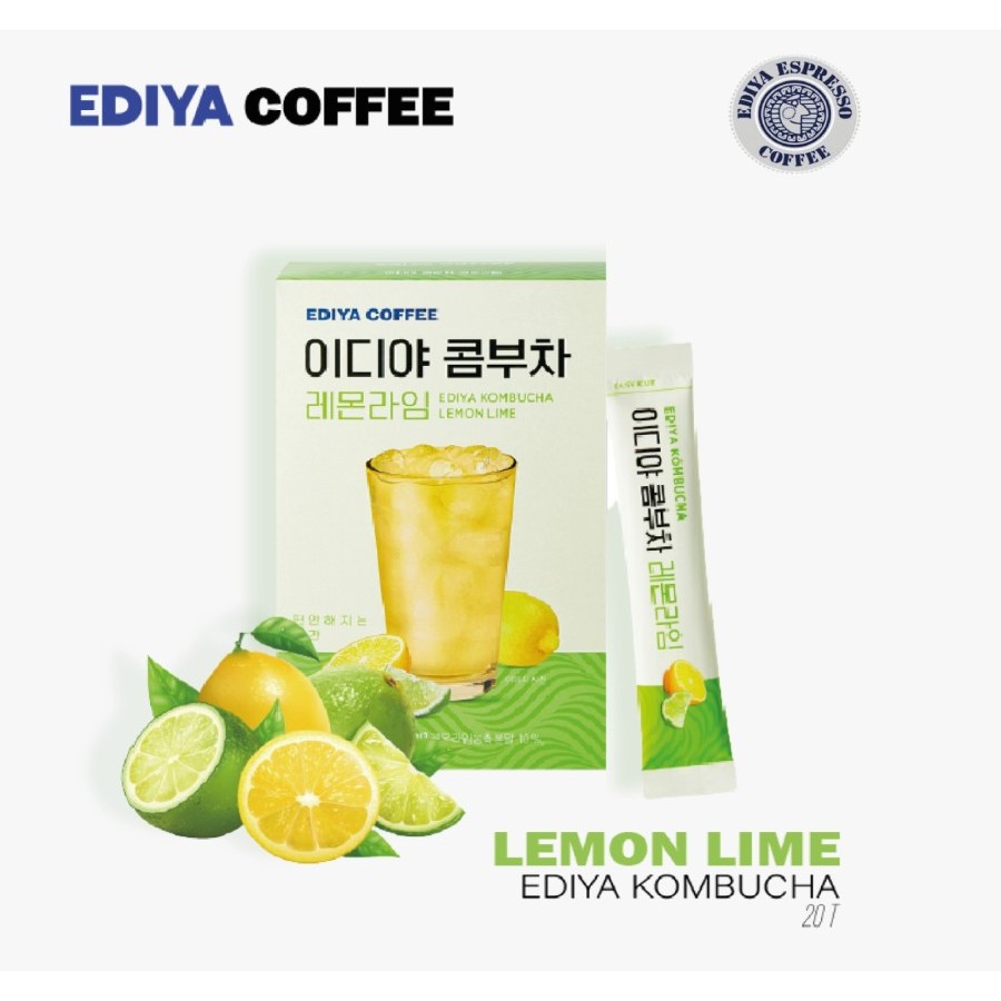 

EDIYA Kombucha Lemon Lime (6gr@20sachet) 120gr