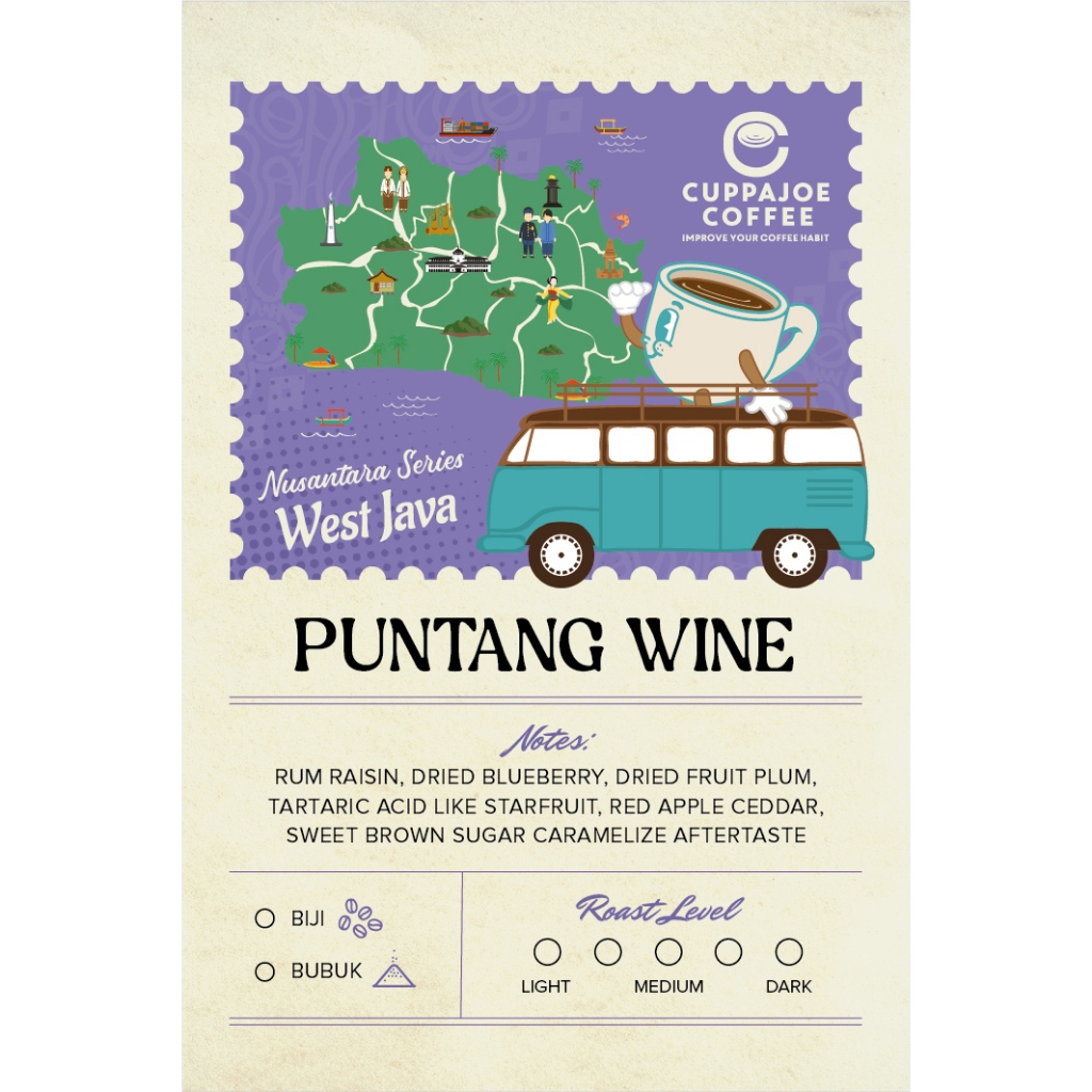 

Kopi Arabika Puntang Wine 1 Kilogram