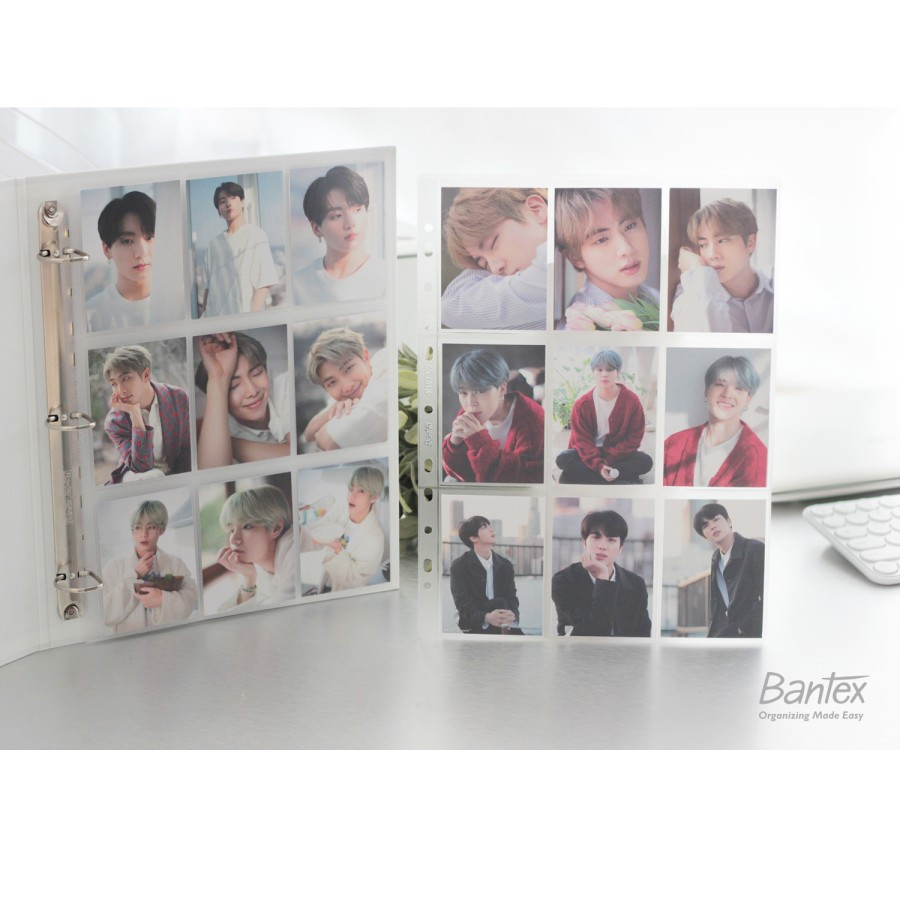 

Bantex Collector Pocket A4 Photocard 9P Translucent #2157 (5 Sheets)