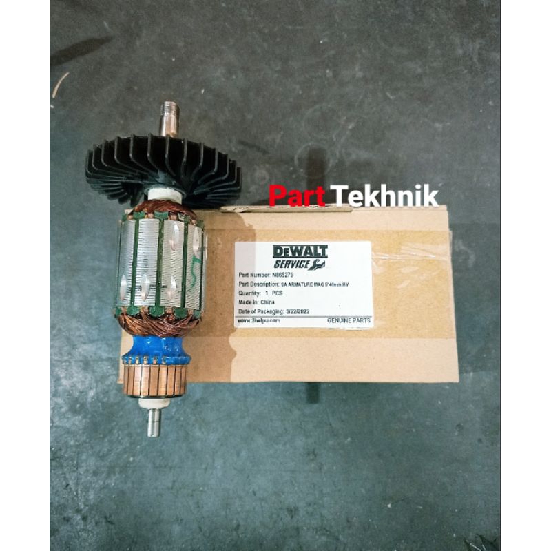 Armature DW830 Dewalt Original for Grinder 5in. Armature Dewalt DW830 Original