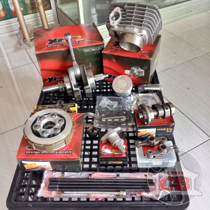 Paket Bore Up Tiger 250CC Askruk Langka70 Herex Harian Touring PNP CB GL MP Tiger