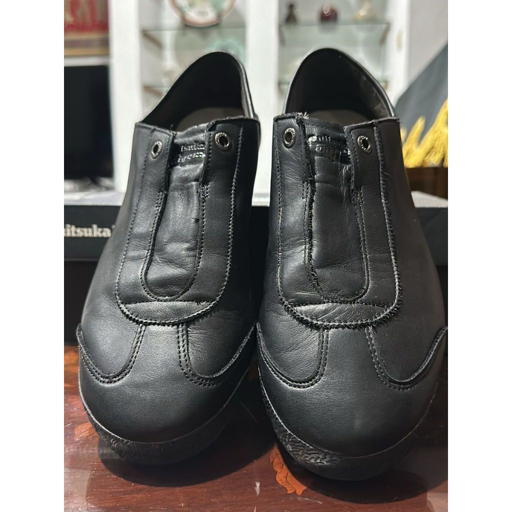 JUAL MURAH ASLI ONITSUKA TIGER MEXICO 66 SD PARATY BLACK MAN Shoes Sepatu PRELOVED