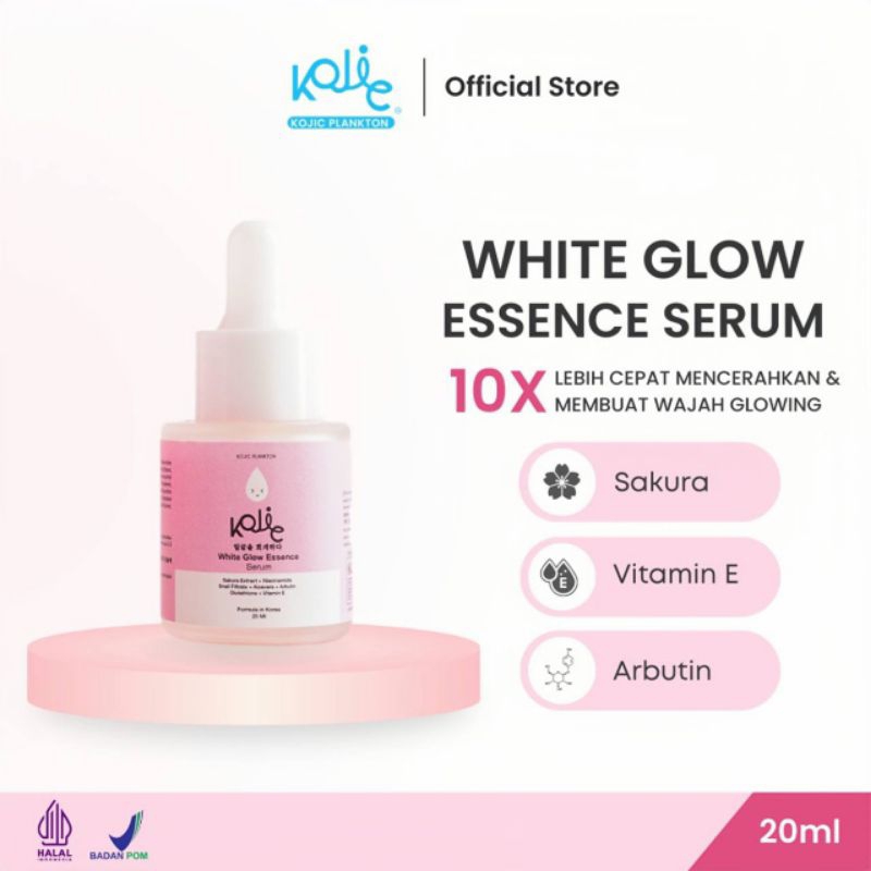 Ready White Glow Essence Serum Kojic Plankton 20ml
