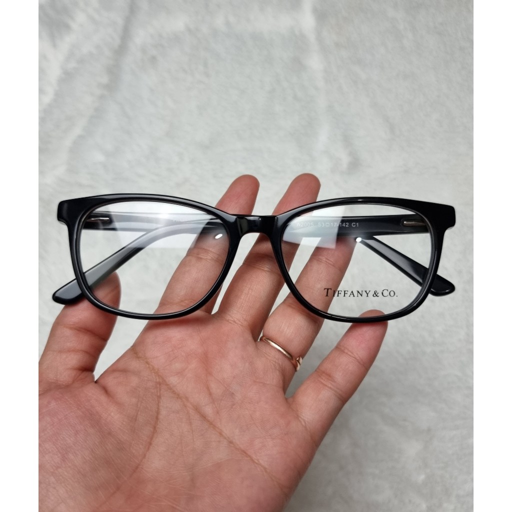 Kacamata Lensa Minus Antiradiasi Bluray Frame Pria Wanita Tiffany&Co