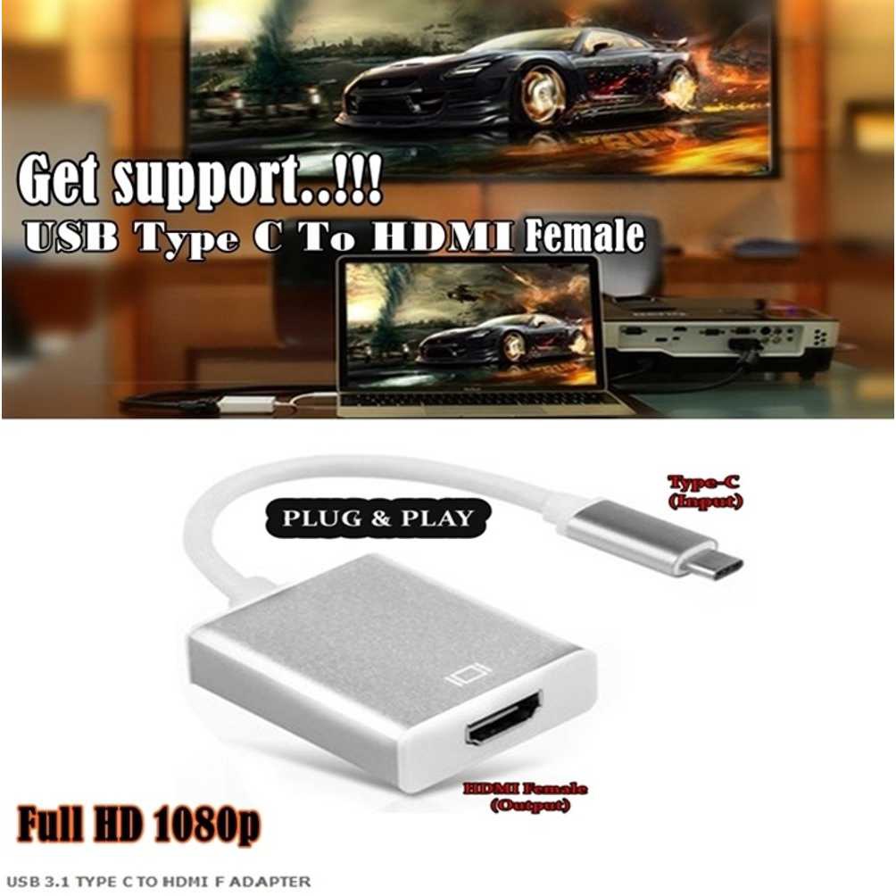 EKSTRA PROMO Mediatech Kabel USB 31 Type C To HDMI Converter  TypeC To HDMIMediatech Kabel USB 31 Ty