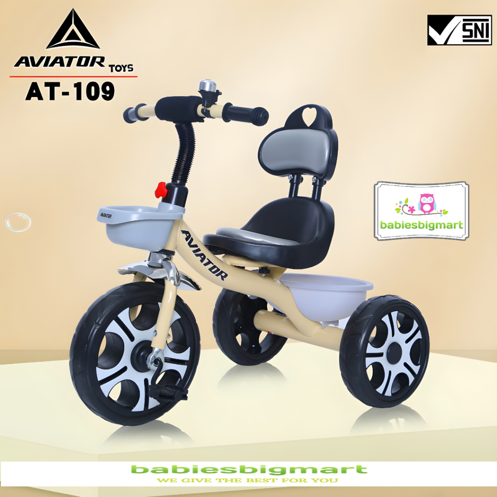 SEPEDA ANAK RODA 3 TIGA TRICYCLE AVIATOR 107 / AT 109 / AT 251 / PMB T 29 / PMB T 29 NANO
