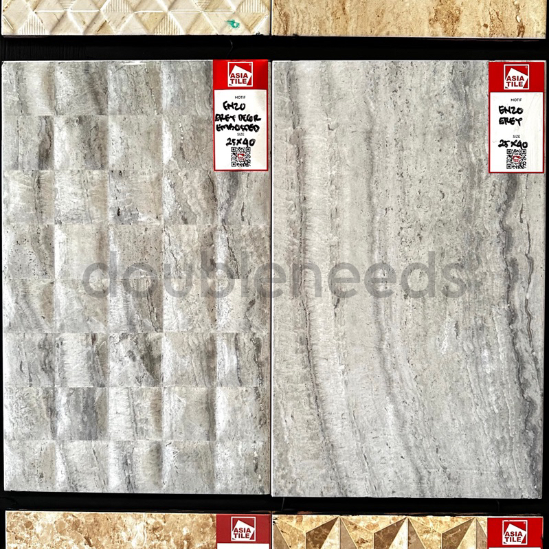 KERAMIK DINDING ENZO 25x40 / KERAMIK DINDING MOTIF MARMER MINIMALIS / KERAMIK DINDING ASIA TILE 25x4