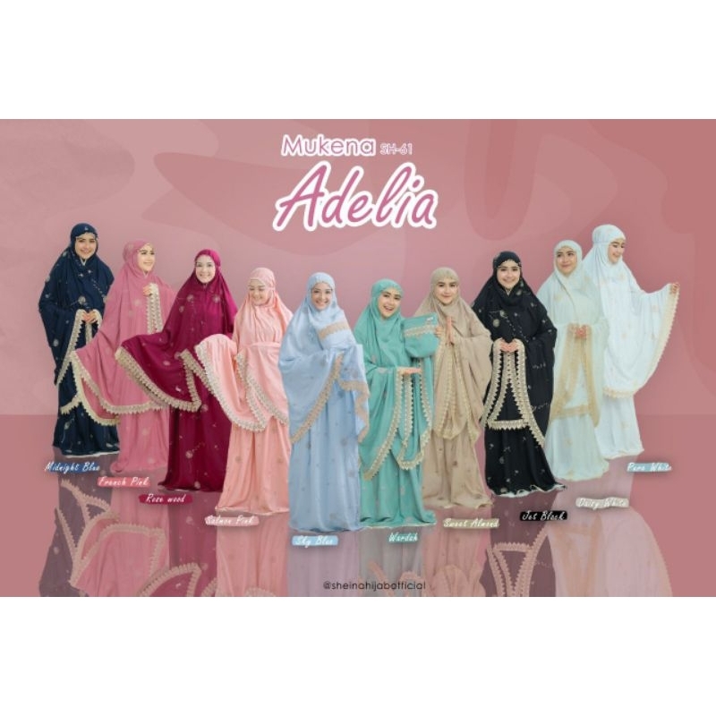 PROMO CANTIK READY STOK Mukena Premium Adelia by Sheina Hijab