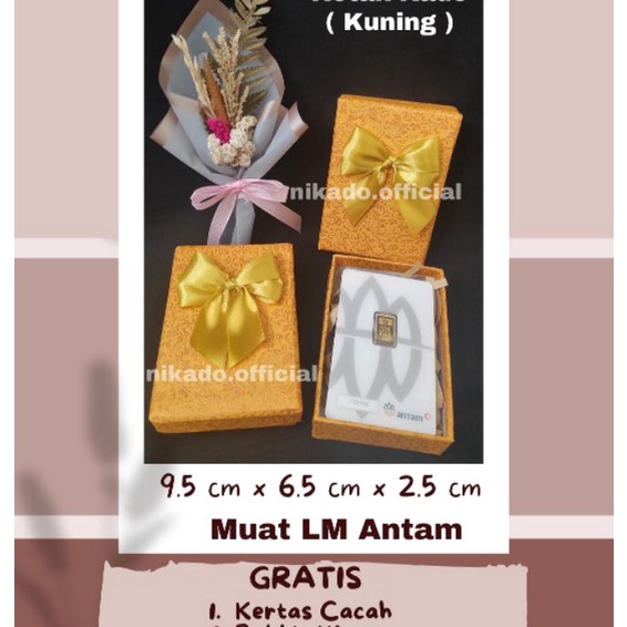 

HJ6 Kotak kado antam Kotak hadiah emas antam Gift box