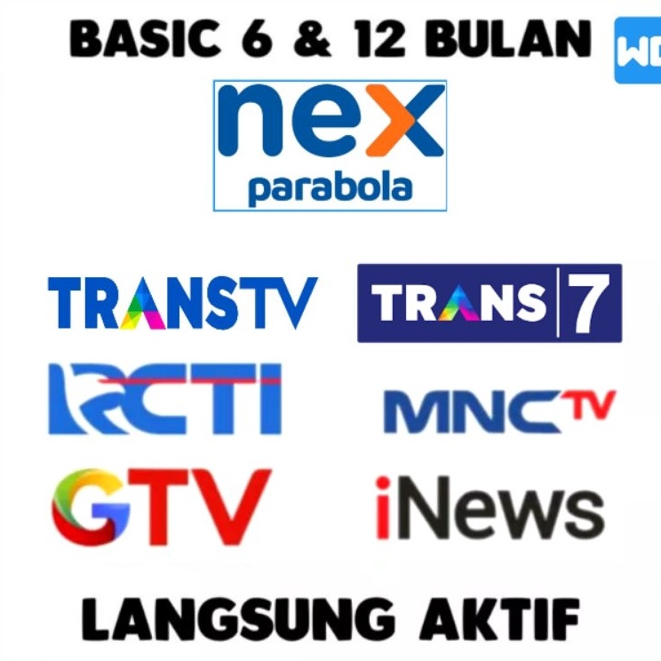 HO Paket Basic Nex Parabola 6  12 Bulan Murah z Premium