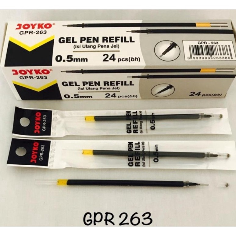 

Beli JOYKO GPR263 Refill Isi Gel Pen Joyko 5mm refiil 1Pack 24Pcs
