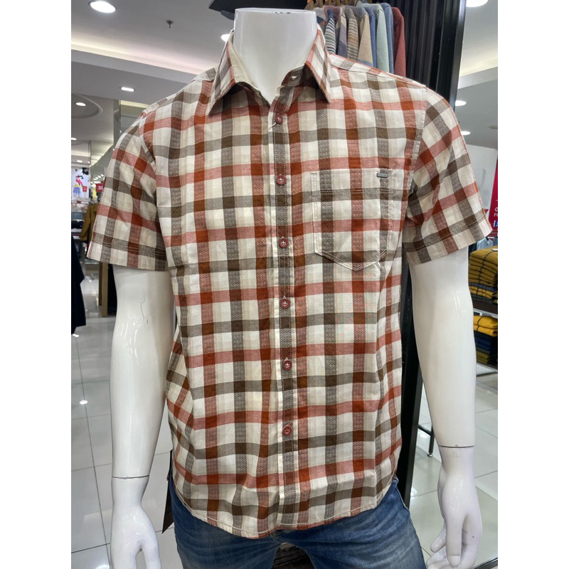 KEMEJA PENDEK WATCHOUT CASUAL NEW ARRIVAL TERBARU S-XXL