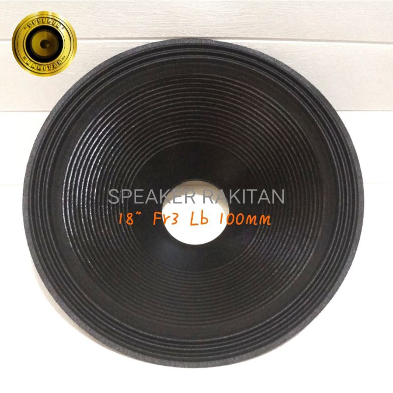 Daun Speaker 18 inch RCF lubang 4 inch coating .2pcs