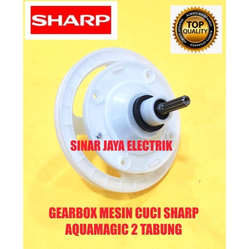 GEARBOX MESIN CUCI SHARP AQUAMAGIC 2 TABUNG
