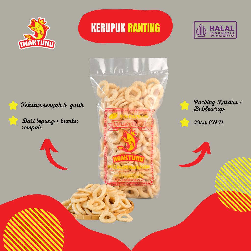 

Iwaktunu Kerupuk Ranting 250gr