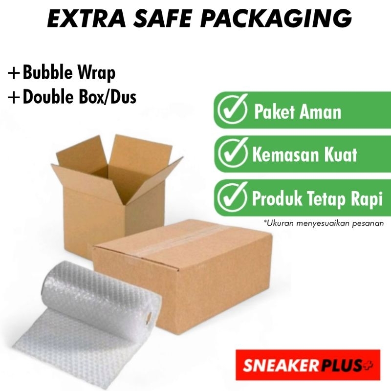 

BUBBLE WRAP DAN DOUBLE BOX/DUS EXTRA PACKING TAMBAHAN