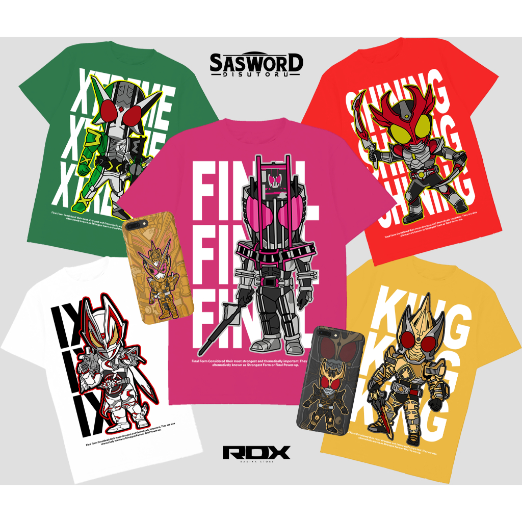 Chibi Kamen Rider Bundle Sasword Distoru X Radixa Colored Ver.